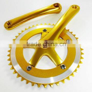 bicycle chainwheel fixie bike chainwheel cranksets alloy fixed gear bike crank custom