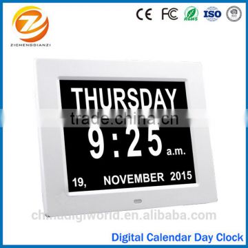 High definition digital big screen calendar clocks for elder