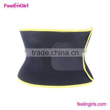 Black And Yellow Running Belt Waist Pack Embossing Waist Trimmer Belt photo-3