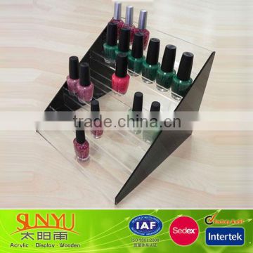 Hot Sale Clear Acrylic Nail Polish Display Racks Custom Nail Polish Holders