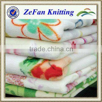 100% polyester coral fleece fabric wholesale