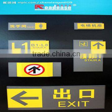 luminescent sign exit sign