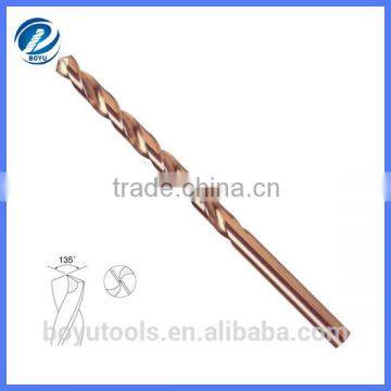 DIN340 Long Length HSS Fully Ground Color Drill Bit