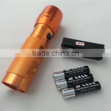 GS-8100 With White Light Aluminum Red Laser Torch Light photo-6