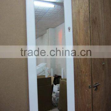 Jewelry Mirror Cabinety in MDF, Hang on wall, wall-mounted with hookers