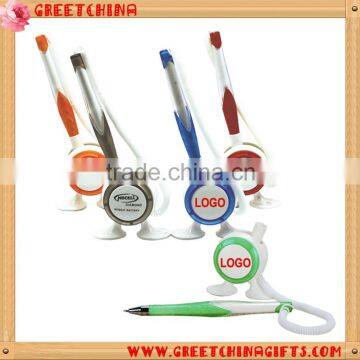 Advertising Plastic Table Ball Pen With String photo-6