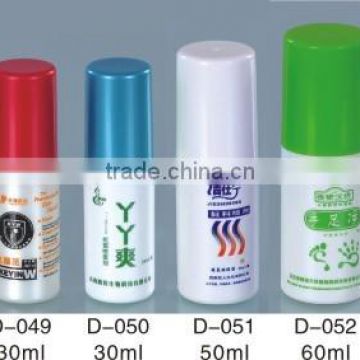 30ml 60ml 120ml HDPE cosmetic Sprayer bottle with big cover for medicine