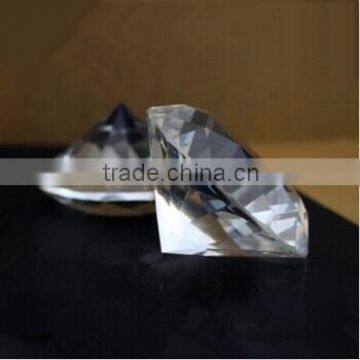 Wholesale 80MM Clear Blank Crystal Diamond Paperweight