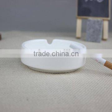 Sublimation ceramic ashtray in white color