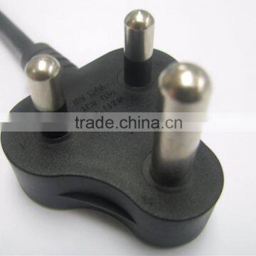 South Africa standard 16A 250V SABS pvc plug