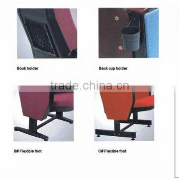 High-back Folding Concert Auditorium Desk and Chair HF-007 photo-3