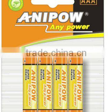 OEM service 1.5v aaa am4 lr03 alkaline battery