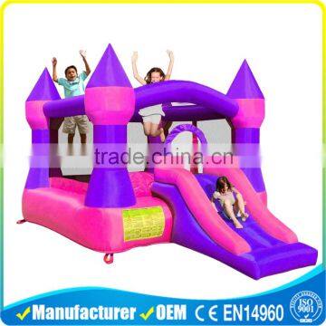 Inflatable Bounce Houses With Mini Jumper Slide For Children Play