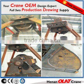 Radio remote control grab for overhead crane