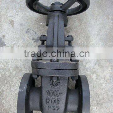 JIS10k cast iron metal seat gate valve