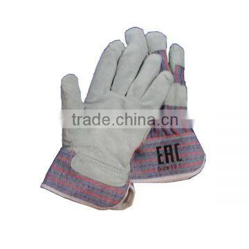 Child's split cowhide leather palm gloves