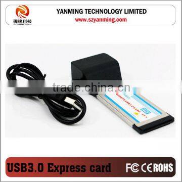 Express 34 MM to 4 port usb 3.0 express card for notebook