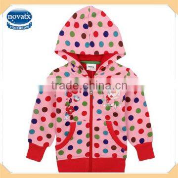 (F3321) pink 2-8Y children clothing factory cheap winter baby coat