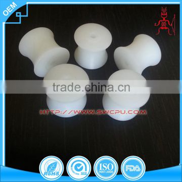 OEM small white injection mould Nylon plastic pulley