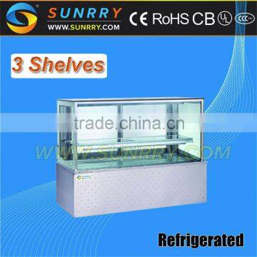 Refrigerator Cake Showcase/Front Open Cake Display Cabinet/Cardboard Cakes Display Stand (SY-CS368D SUNRRY)