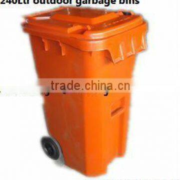 outdoor HDPE garbage bins/containers