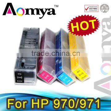 High quality ink cartridge for hp 970/971 easy to refill factory direct sale