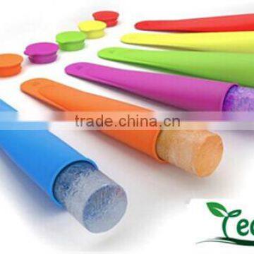 4-Piece with cover Silicone Ice Pop Maker Set