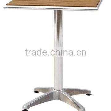 Aluminum grooming hardness plastic wood table China