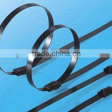 304 Self-locking Stainless Steel Cable tie (with PVC)