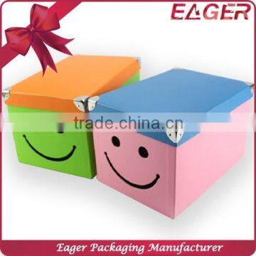 Foldable Paper Storage Box, Home Clothes Folding Storage Box, Multipurpose Toy Storage Box With Lid photo-3