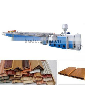 WPC wood and plastic profile making machine/ wood and plastic extrusion line