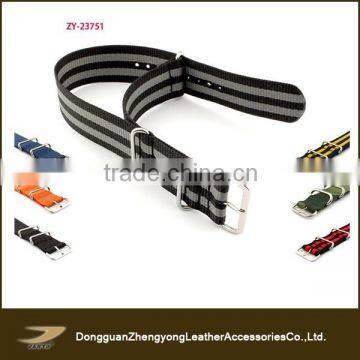 18,22,,28cm zulu type style watch strap,nylon watch strap