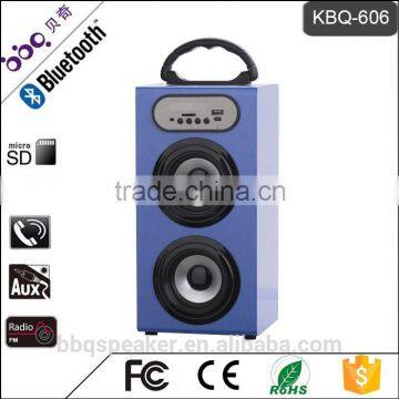 2016 new design Rechargeable portable audio bluetooth speaker