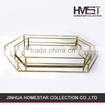 High quality trendy design glass Jewelry Box For Storage