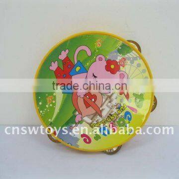 Plastic toy timbrel /children toy tamborine