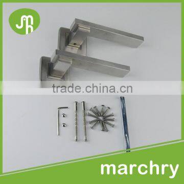 MH-0392 304 Stainless Steel Door Hardware Double Handle Door Lock