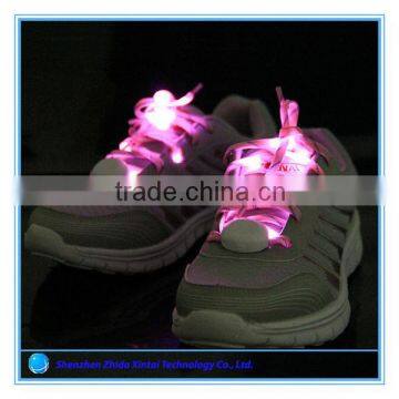 fashion nylon shoe lace with LED light