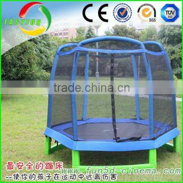 Bungee jumping trampoline for sale with safety net make in china