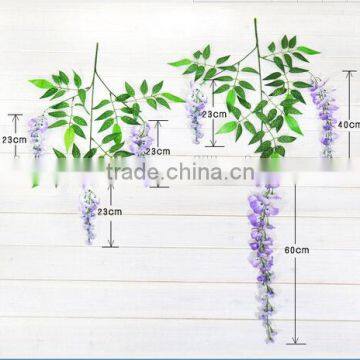 Artificial Wisteria Wall Hanging Flower Decoration Buy Directly From Factory