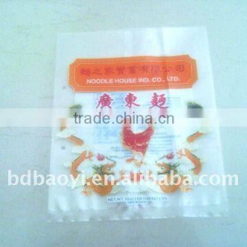 Three side seal noodles plastic packing bags