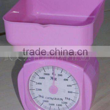 Colorful food Spring scale