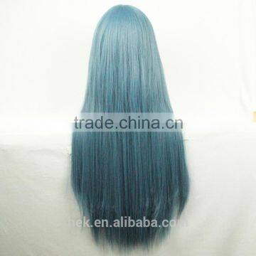 Cheap Fashionable Cosplay Wig Long Straight Human Wigs 80cm photo-3