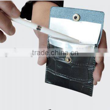 Hot selling leather car ashtray and portable ash bag