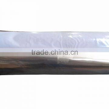 High density silver foil faced butyl rubber based sound damping roll