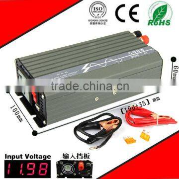 600W DC24v-AC220v pure sine wave power solar inverters power supply