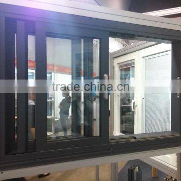 Australia standard AS2208 AS 2047 sliding aluminum window with double tempered glass