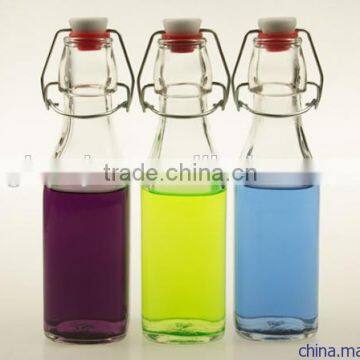 250ml glass wine bottle with swing top