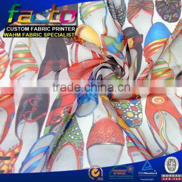 digital print chiffon fabric textile dresses