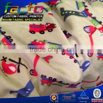 Hot selling skin-friendly minky print fabric, SGS checked high quality beautiful sofa cover