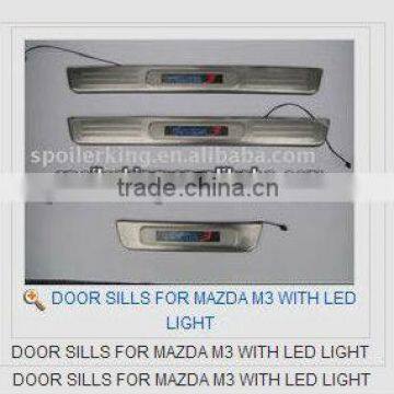 DOOR SILLS FOR MAZDA M3 WITH LED LIGHT